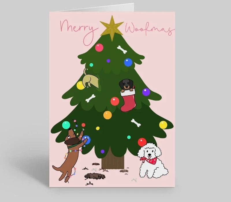 Merry Woofmas | A6 Greeting Card