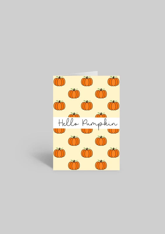 Hello Pumpkin | Seasonal A6 Greeting Card