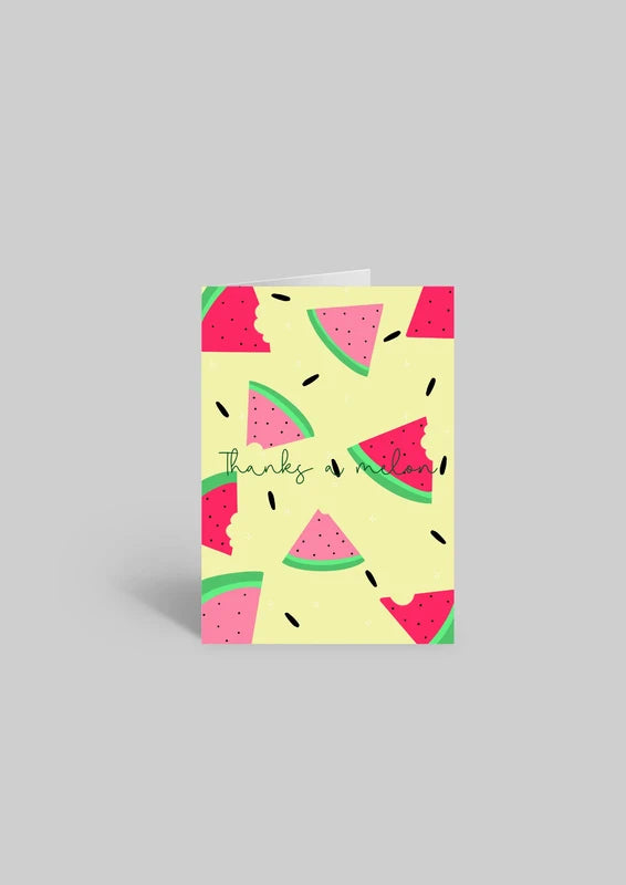 Thanks A Melon | A6 Greeting Card