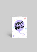 Happy Birthday Balloon | A6 Greeting Card