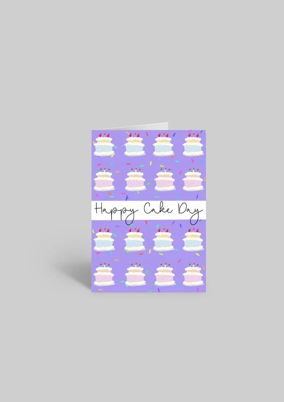 Happy Cake Day | Birthday | A6 Greeting Card