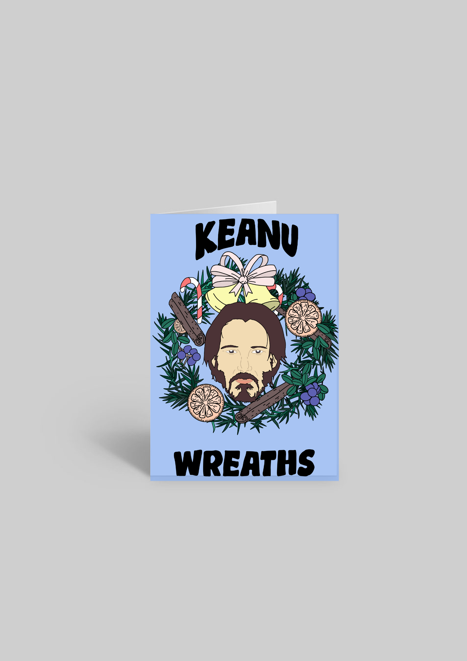 Keanu Wreaths | Christmas | A5 Greeting Card