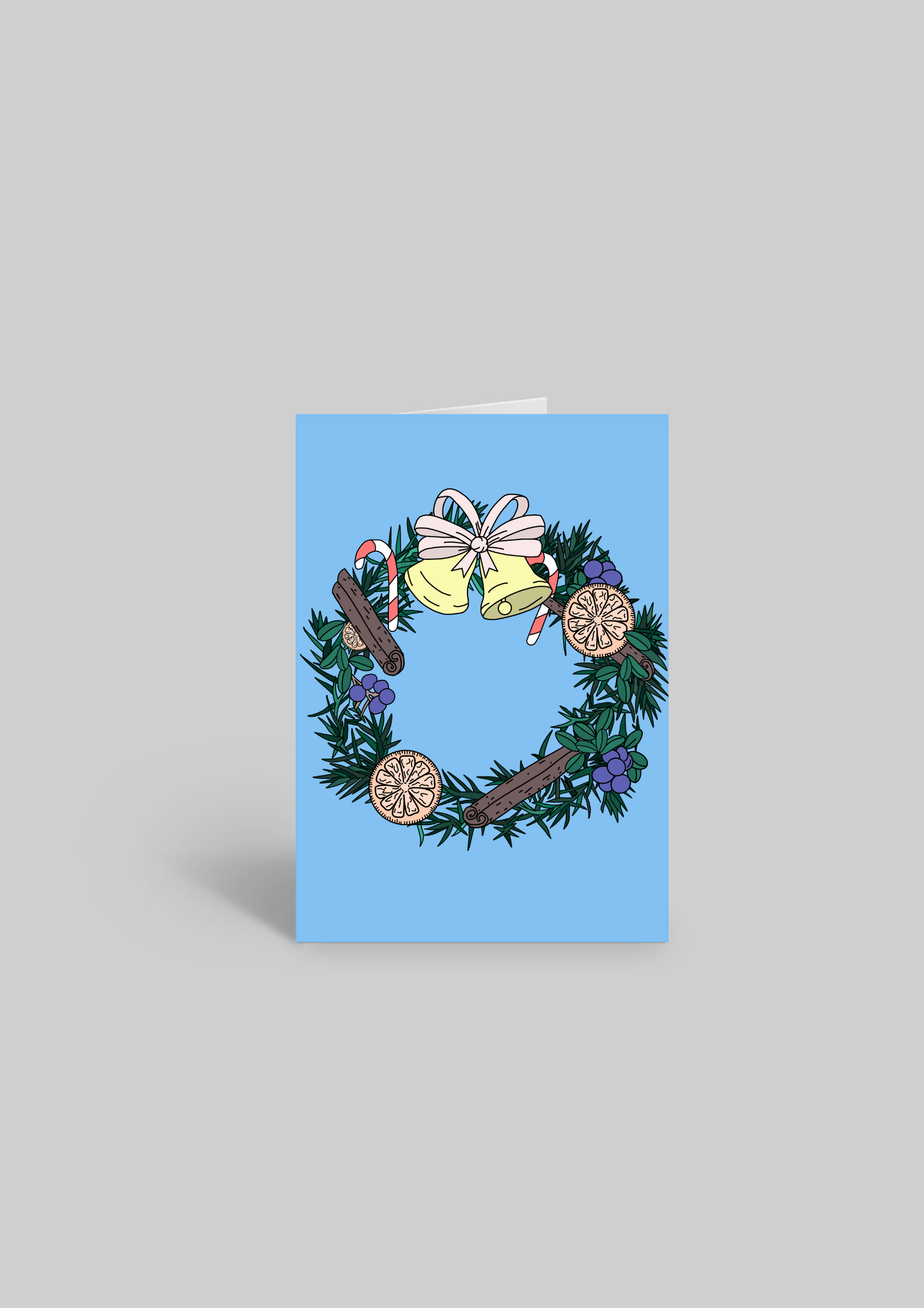 Christmas Wreath | A6 Greeting Card